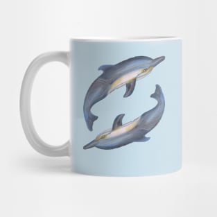 dolphin fish swim water ocean aquatic cetacean whale underwater animal Mug